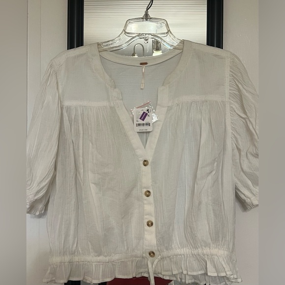 Free People Little Cloud Shirt XL Style#: OB2123540 - Picture 5 of 7